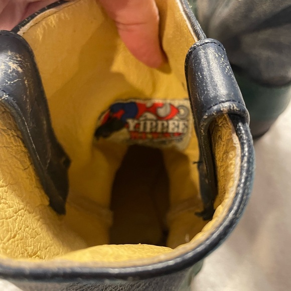 Old Gringo Yipee Ki Yay Leather Square Toe Harness Biker Cowgirl Boots - 6B - Picture 7 of 9